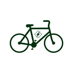 Fototapeta premium E-Bike, E Bike sign, Electric bike, Electric bicycle icon isolated on white background