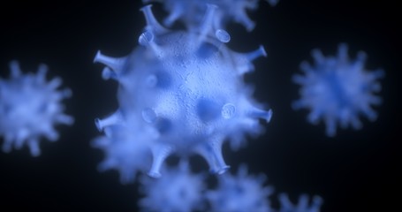 Virus  bacteria detect wallpaper background