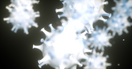 Virus  bacteria detect wallpaper background