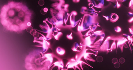 Virus  bacteria detect wallpaper background