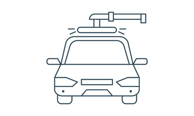 Car wash icon for cleaning services