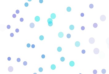 Light Blue, Green vector background with beautiful snowflakes.