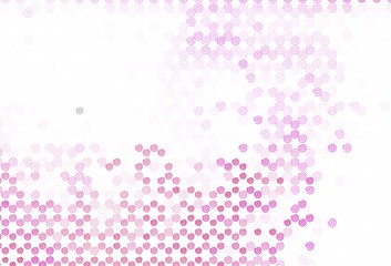 Light Pink vector texture with curved lines.