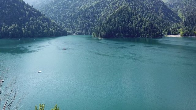 25.07.2018 Lake Ritsa Abkhazia shooting height.