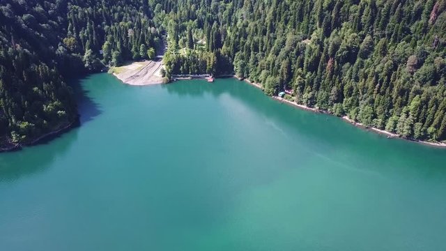 25.07.2018 Lake Ritsa Abkhazia shooting height.