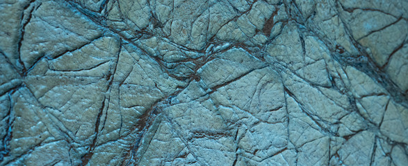 Aquamarine green abstract marble granite natural stone texture background banner panorama
