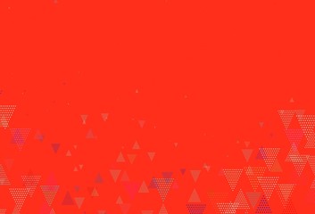 Light Blue, Yellow vector backdrop with lines, circles.