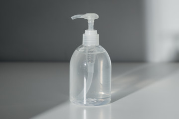 Hand sanitizer gel, Use for prevent infection, Covid-19 or corona virus, Coronavirus prevention.