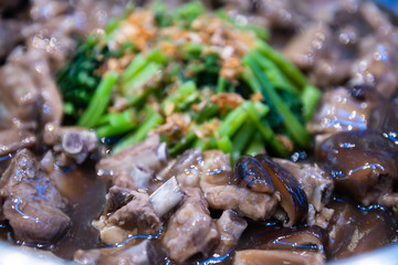 Steamed Pork Bone with Shiitake Mushrooms