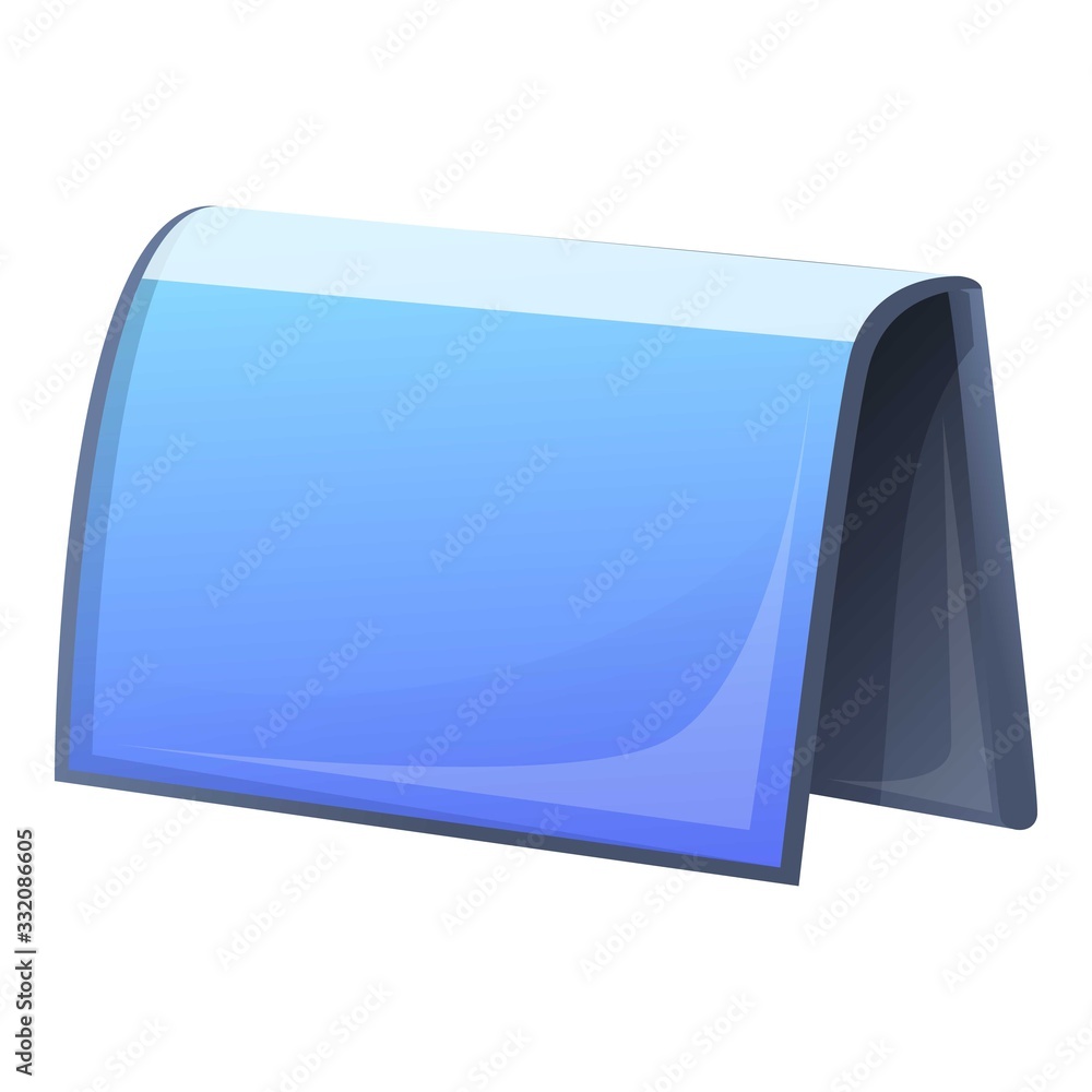 Poster flexible device icon. cartoon of flexible device vector icon for web design isolated on white backgr