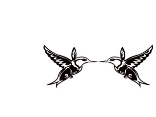 Obraz premium Cute Love Bird