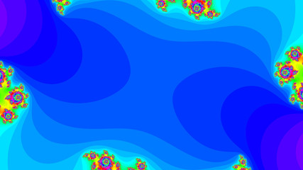 Naklejka na ściany i meble Amazing blue fractal abstract background,fractal abstract,background abstract