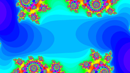Fototapeta na wymiar Amazing blue fractal abstract background,fractal abstract,background abstract