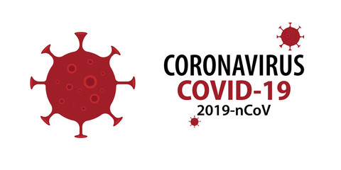 Novel Coronavirus (2019-nCoV). Virus Covid 19-NCP. Background vector illustration.