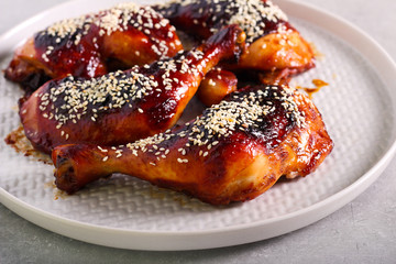 Honey and soy chicken legs