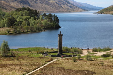 Das Monument in Glenfinnan-Schottland