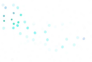 Light Green vector pattern with spheres.