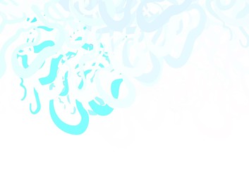 Light Multicolor vector background with bent lines.