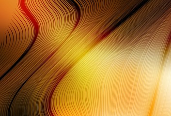 Light Orange vector blurred bright pattern.