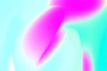 Unicorn Holographic Abstract Background
