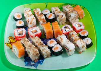 large set of rolls on a plate