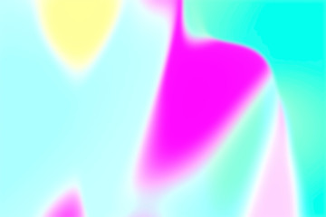 Unicorn Holographic Abstract Background