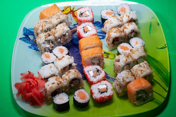 large set of rolls on a plate