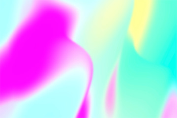 Unicorn Holographic Abstract Background