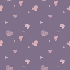 seamless pattern with hearts