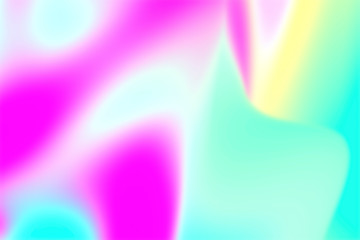 Unicorn Holographic Abstract Background