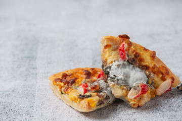 Rotten Pizza, Close-Up Pizza, rotten pizza