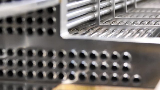 Internal structure of heat exchanger system for private homes