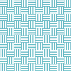 三崩し・網代文様　水色