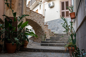 Fototapeta na wymiar The beautiful Castelmola Italy (Sicily)