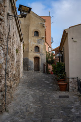 Fototapeta premium The beautiful Castelmola Italy (Sicily)