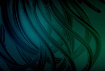 Dark Blue, Green vector colorful blur background.