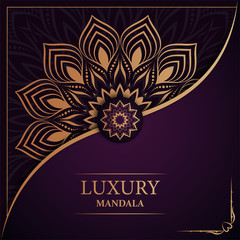 Luxury mandala arabesque ornamental background