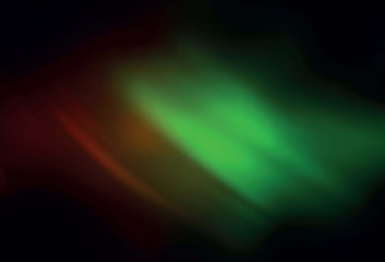 Dark Green, Red vector blurred bright texture.