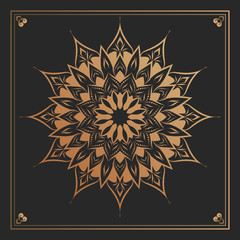 Luxury mandala arabesque ornamental background