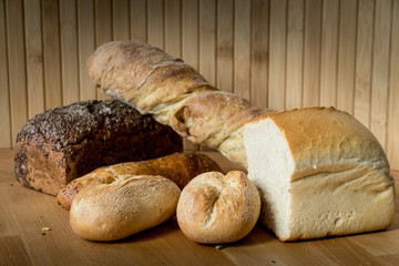 Bread Buns, Loafs and A Baguette