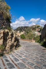 Fototapeta premium Savoca Italy (Sicily), known best for the movie The Godfather