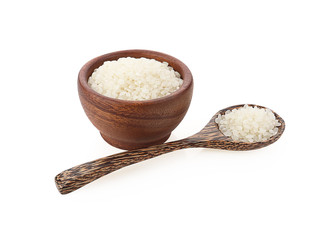 Japanese rice isolated on a white background