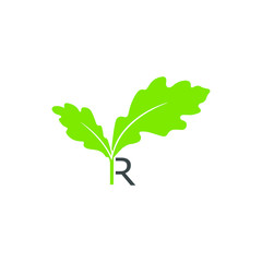 Fototapeta premium R TREE LOGO