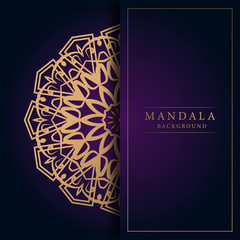 Luxury mandala arabesque ornamental background