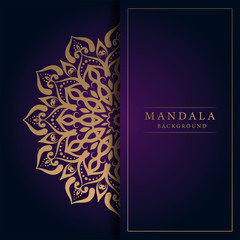 Luxury mandala arabesque ornamental background