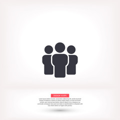 Vector people icon design 10 eps illustration