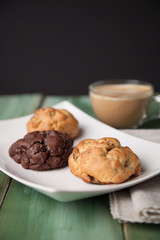 image shows a baking tray or cookie