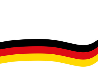deutsche Flagge als Banner, Schleife