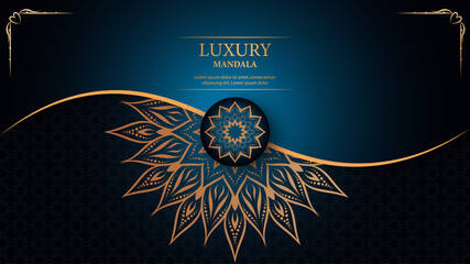 Luxury mandala arabesque ornamental background
