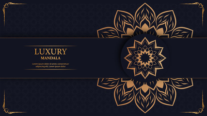Luxury mandala arabesque ornamental background